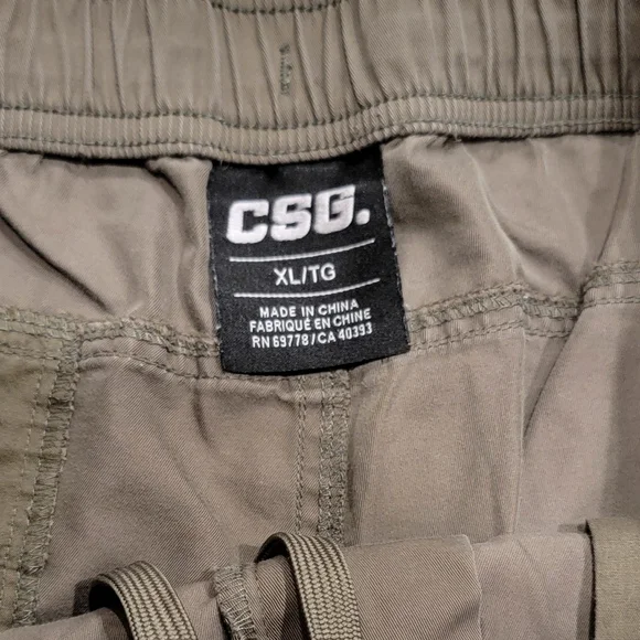 Mens CSG olive cargo pants - Picture 5 of 5